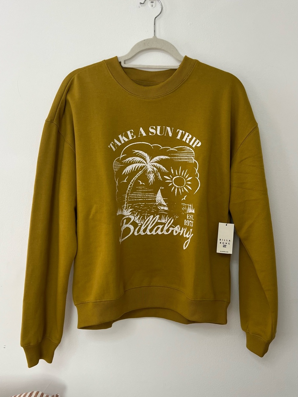 Billabong Beachy Crewneck Sweatshirt - Super Soft Cotton Blend XL